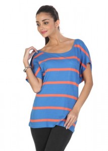 fcukwomensbluestripedtop-besteoffer